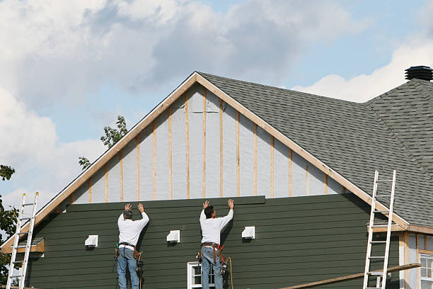 Professional Vinyl Siding technician working in Preston, TX